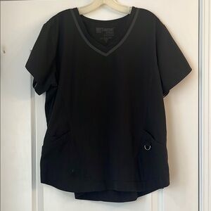 Grey's Anatomy Black Scrub Top